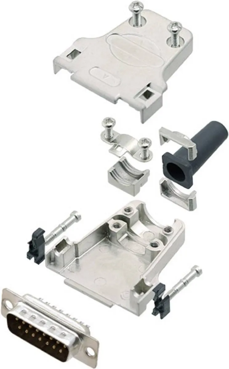 Amphenol L17DTZF37-RG+L717SDC37P D-sub Male Connector 37-polig