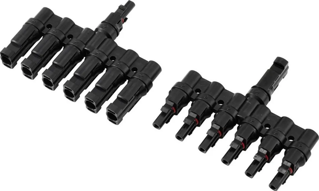 Tru Components TC-13805808 6-voudige PV-aftakverbinderset
