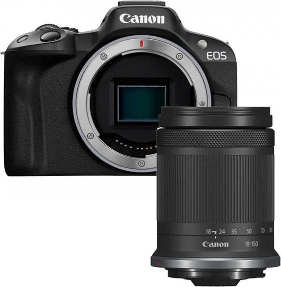 Canon EOS R50 Black + RF-S 18-150 IS STM