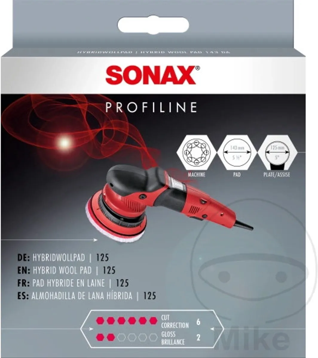 Sonax Hybrid Wool Pad 143mm - Lakpolijstpad
