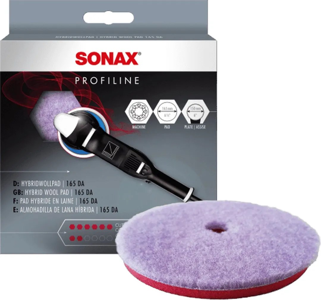Sonax Hybrid Wool Pad 143mm - Lakpolijstpad