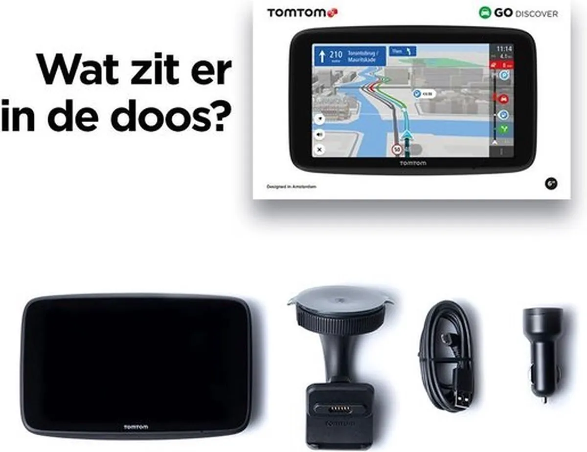 TomTom GO Discover 6 Autonavigatie - 1YB6.002.00 - Zwart - afbeelding 6 van 6