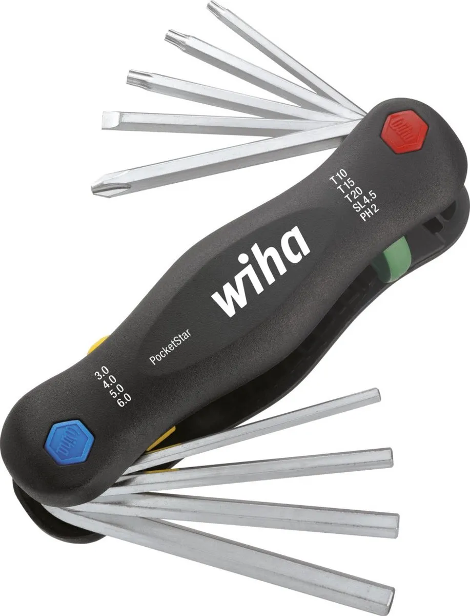 Wiha PocketStar Klaphouder 9-delig