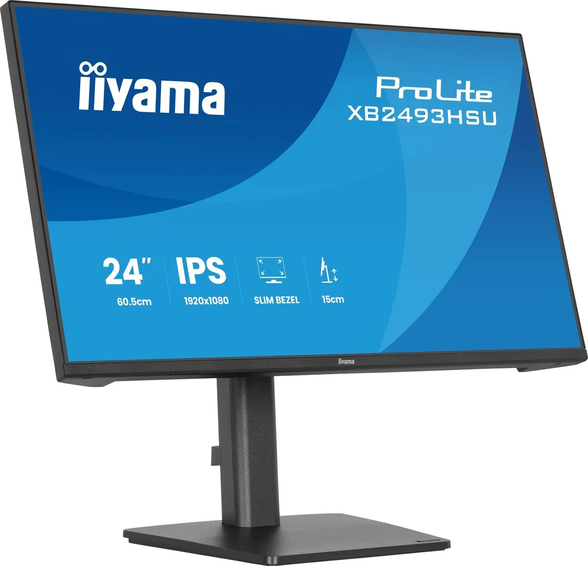 iiyama ProLite XB2493HSU-B1 Monitor 24" Full HD IPS - USB-Hub