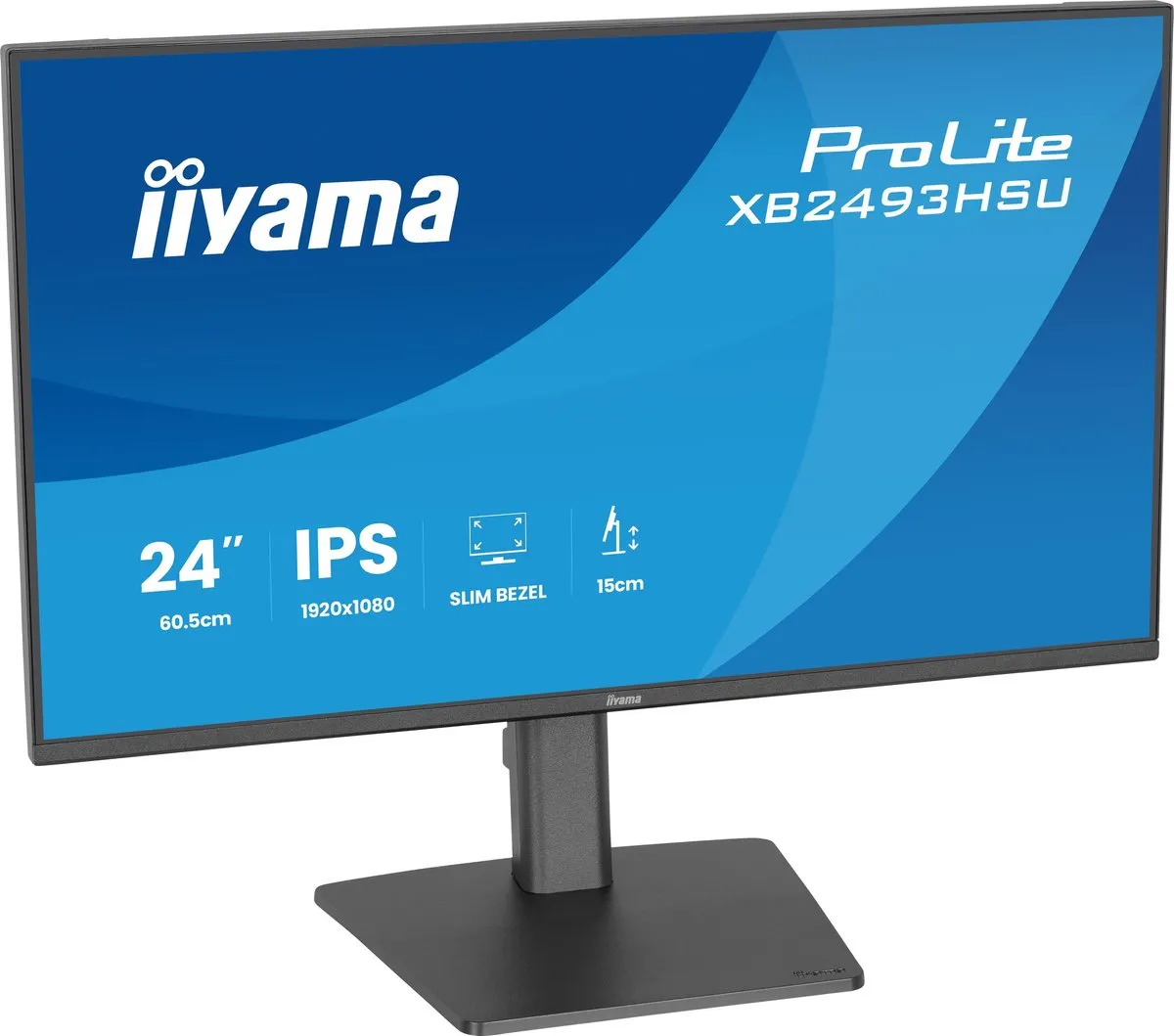 iiyama ProLite XB2493HSU-B1 Monitor 24" Full HD IPS - USB-Hub