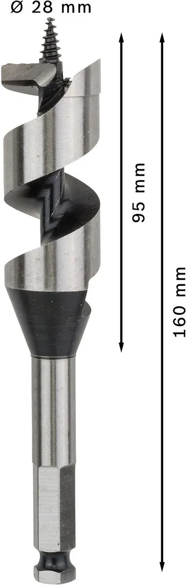 Bosch Professional Slangenboor 28x160mm - Hout - MPN 2608585710