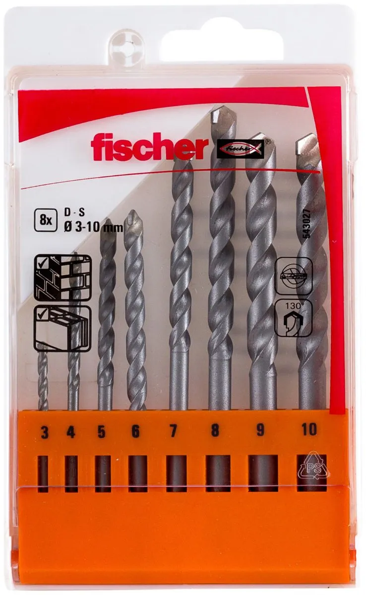 Fischer Borenset 543027 Metaal