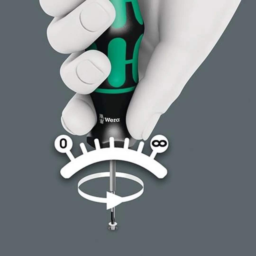 Wera Torx Plus 300 IP Draaimomentschroevendraaier Pistoolgreep - 20IPx65mm