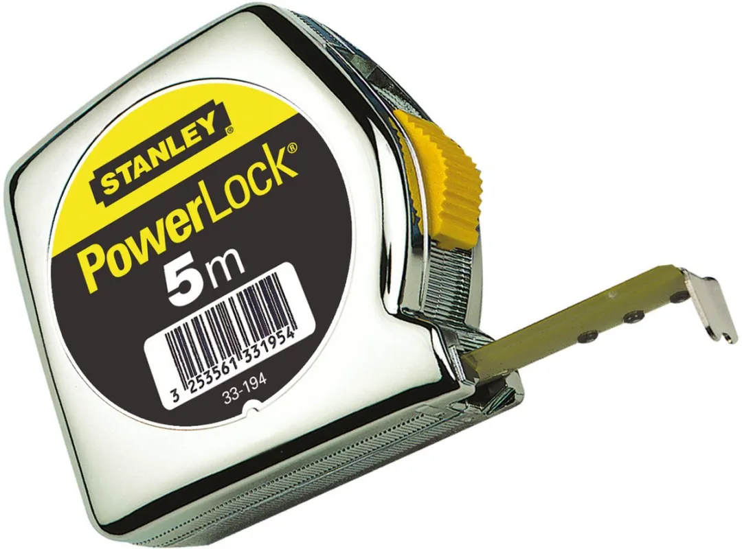 Stanley Powerlock Rolbandmaat 5m 19mm