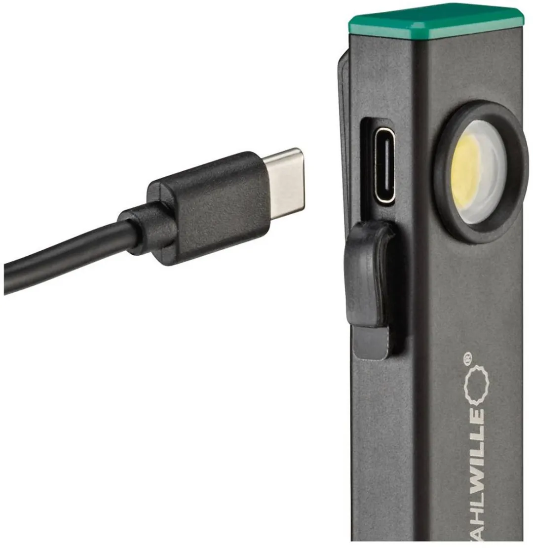 Stahlwille 77490016 Werklamp 500lm - 8W - Zwart/groen