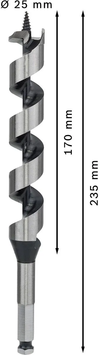 Bosch Professional Slangenboor 25x235mm - Hout