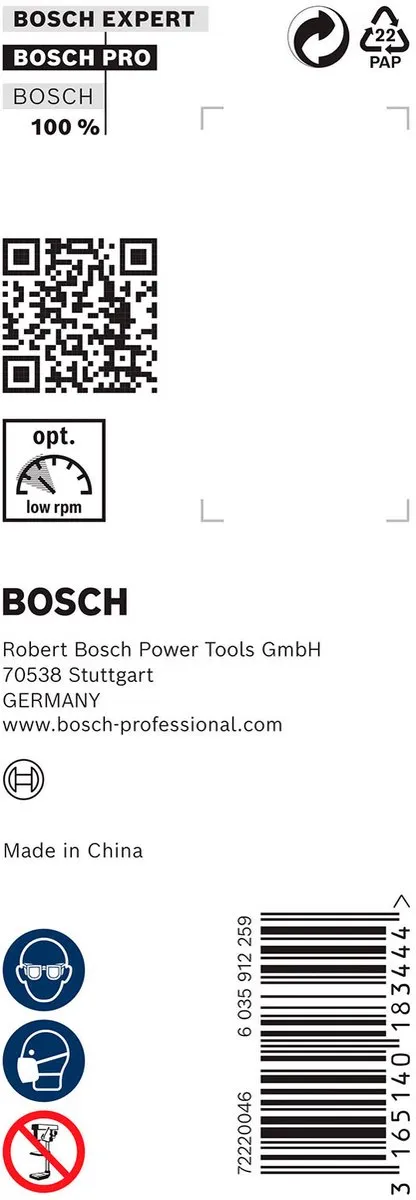 Bosch Professional Slangenboor 25x235mm - Hout