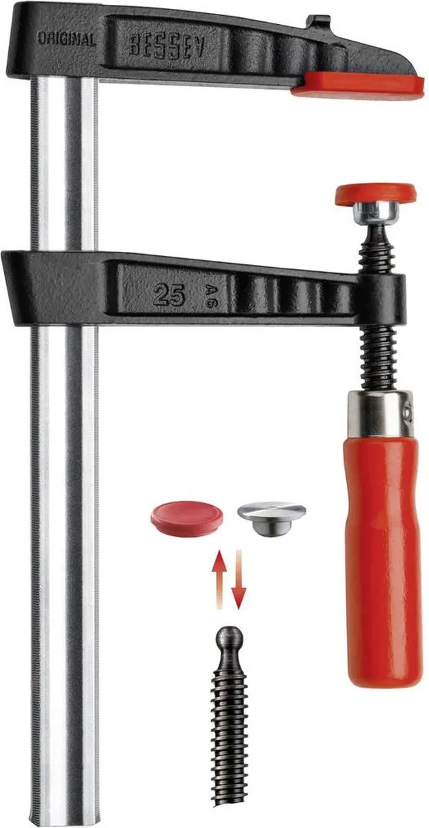Bessey TG30B8 Lijmtang 80mm - Kleurloos