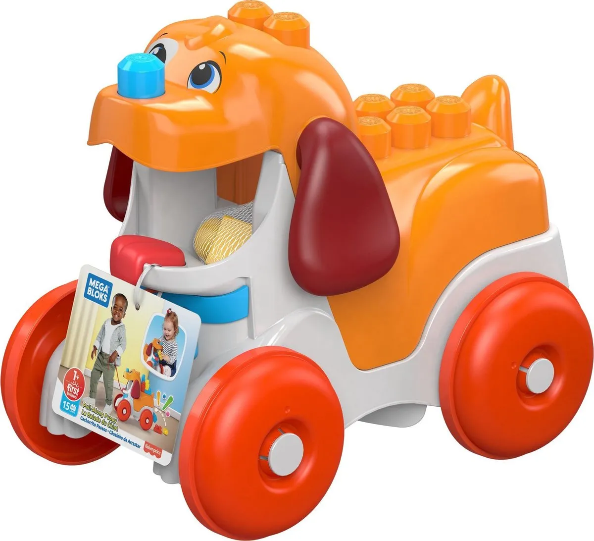 Fisher Price Mega Bloks Meeneem Puppy Bouwset