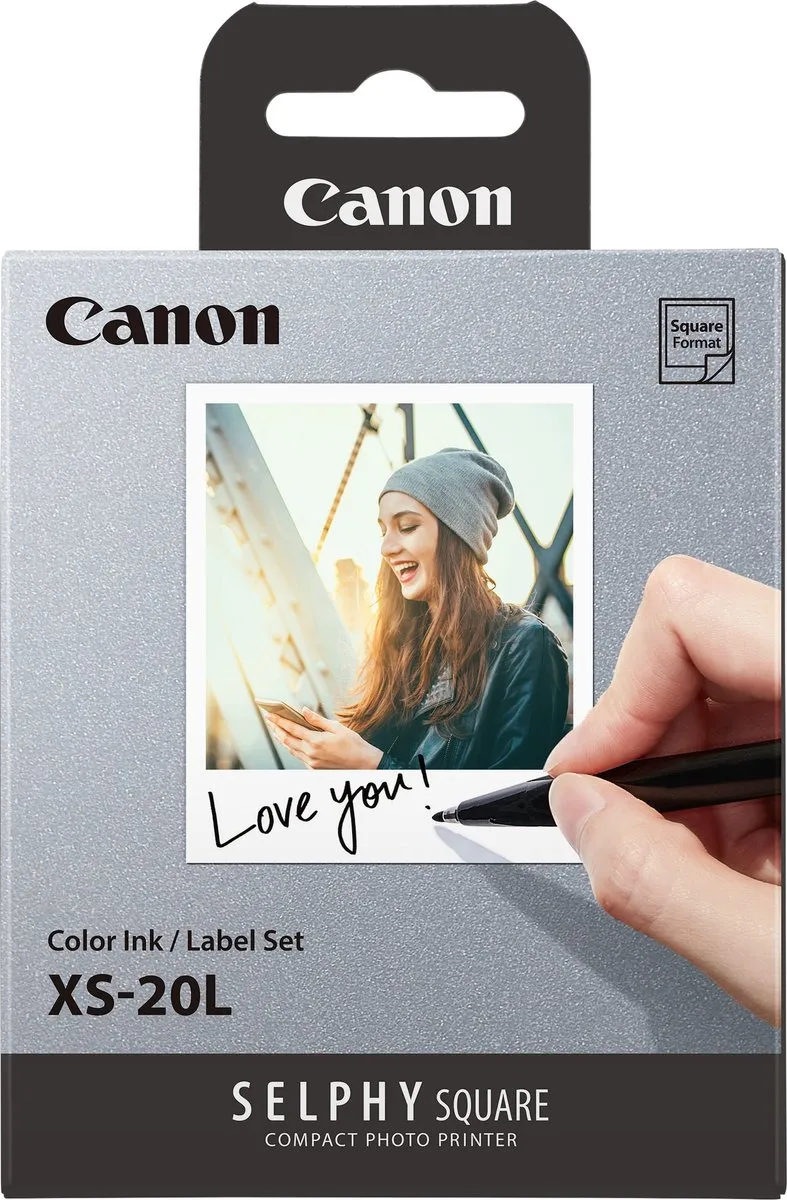 Canon SELPHY XS-20L Inkt-/papierset - 20 Stuks - Wit
