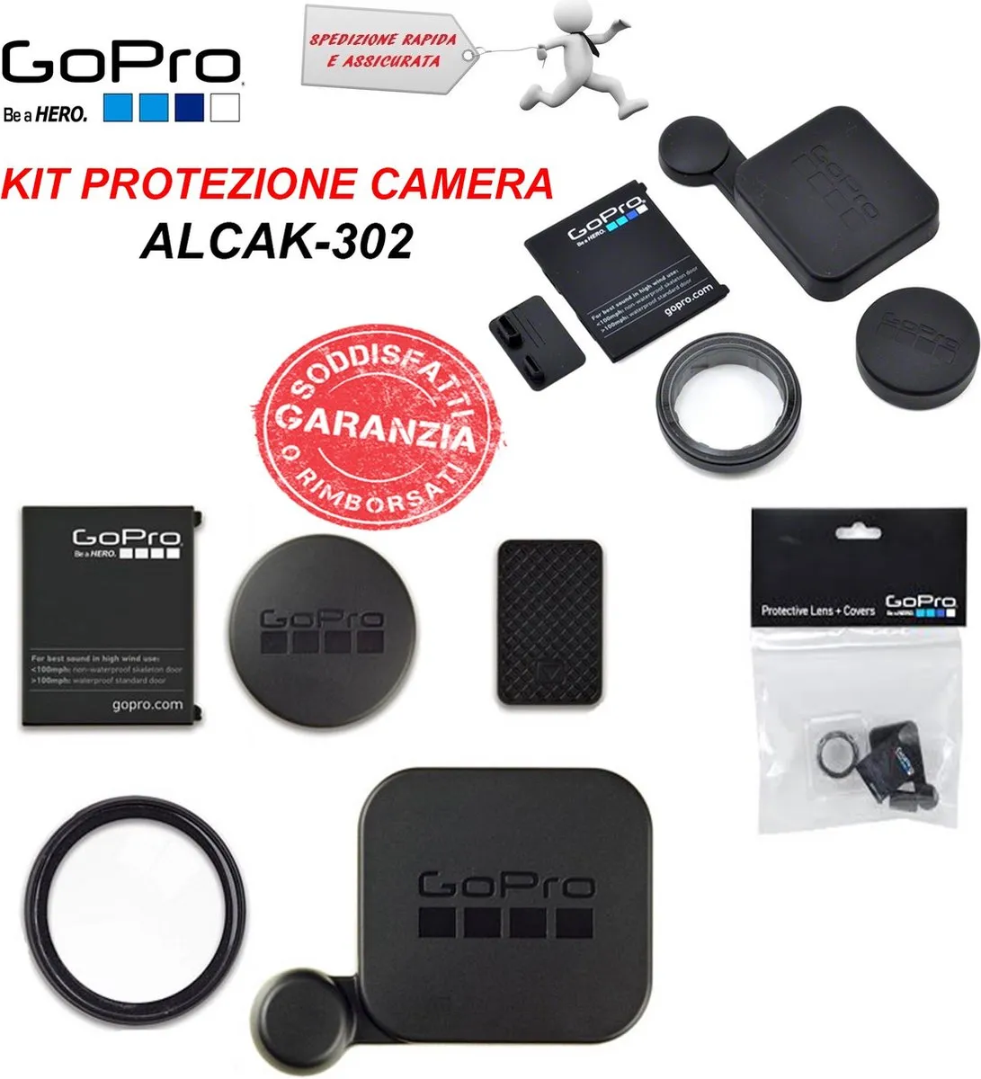 GoPro Beschermende Lens Covers - Zwart