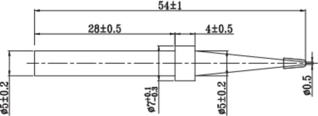 TOOLCRAFT KKT-5BB Soldeerpunt Potlood 5mm