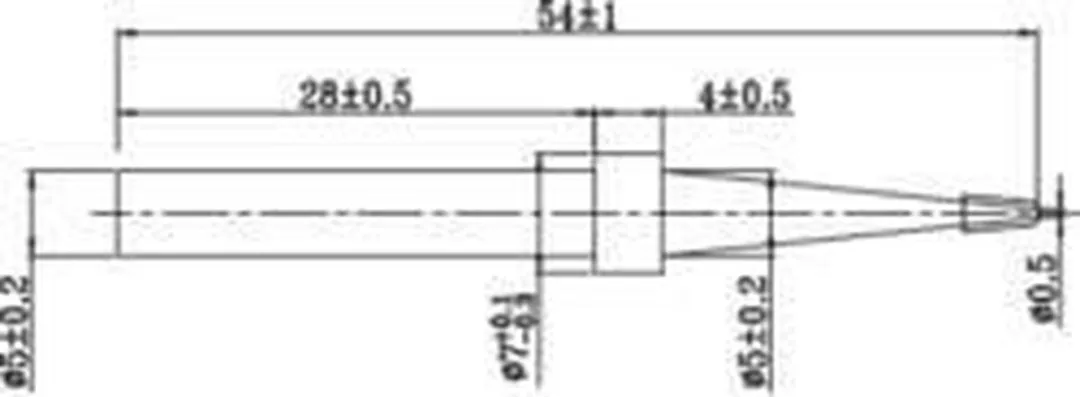TOOLCRAFT KKT-5BB Soldeerpunt Potlood 5mm