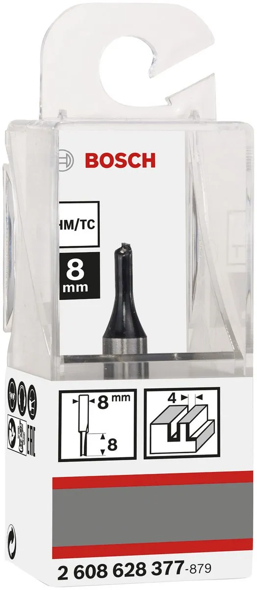 Bosch Vingerfrezen 8x4x51mm - Multiplex/Hout
