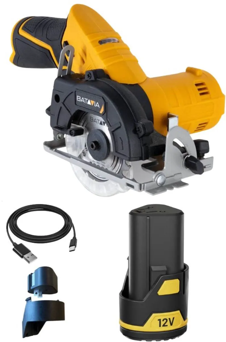 Batavia 12V Fixxpack Accu-Cirkelzaag 85mm - 2.0Ah