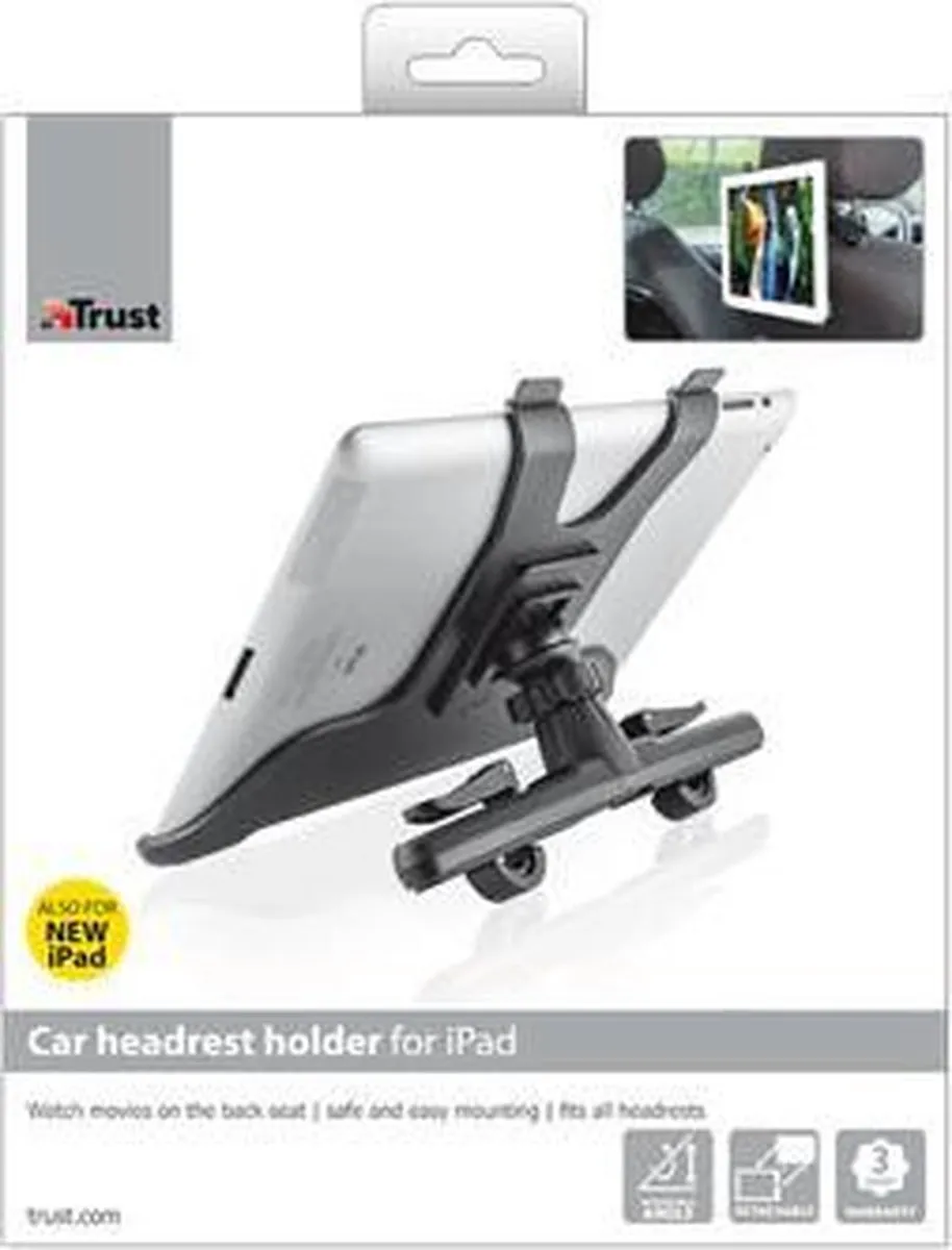 Trust Apple iPad Autohouder - Zwart