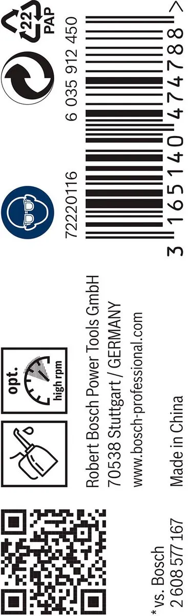 Bosch Professional ST. LINE 1.8mm HSS-G Boor - 10 Stuks
