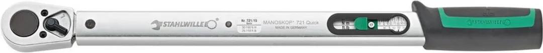 Stahlwille 721/15 QUICK Momentsleutel Kalibratie 30-150 Nm