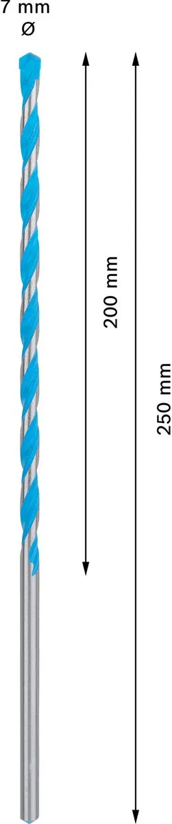 Bosch Professional CYL-9 MultiConstruction Boor 7x200x250mm