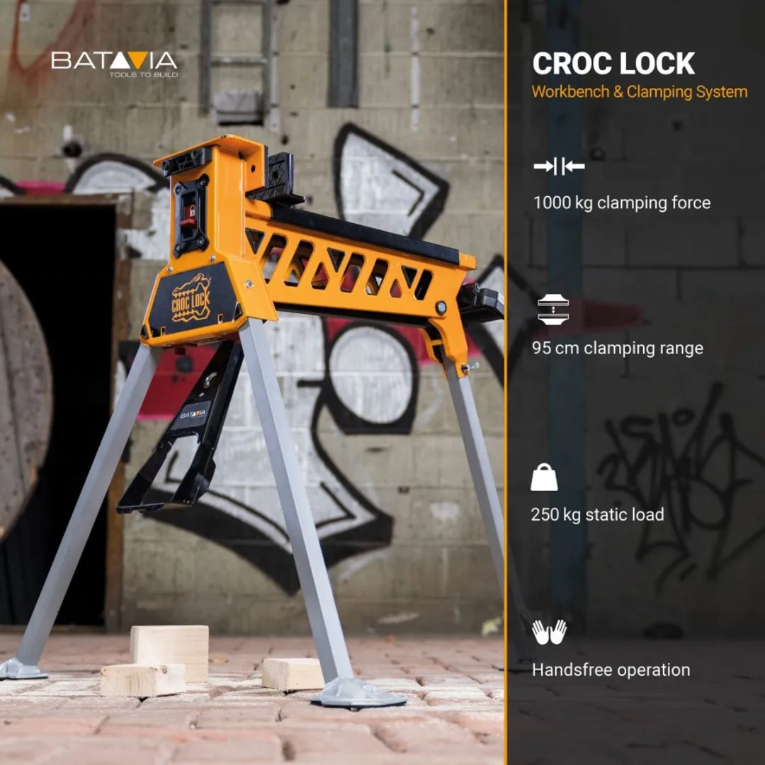 Batavia Croc Lock Werkbank en Klemsysteem 7059645 - 1000kg Klemkracht