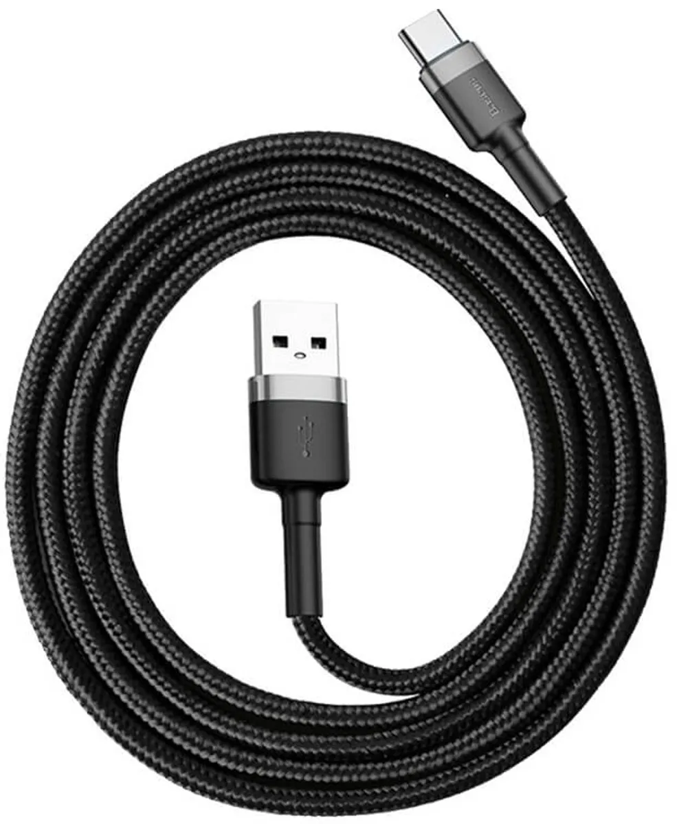Baseus 3699 USB-C Snellaadkabel 1M - Grijs