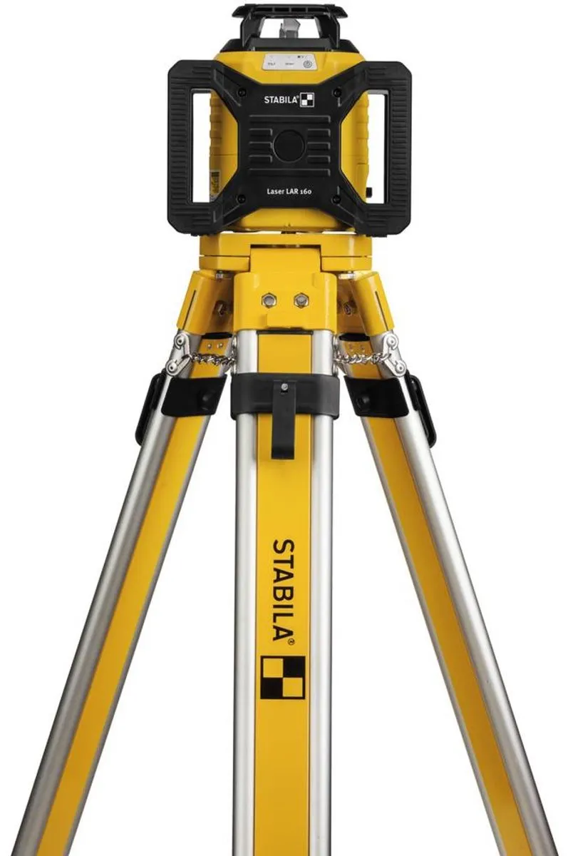 Stabila LAR 160 Rotatielaser - 600m - Incl. statief & nivelleerlat 5m