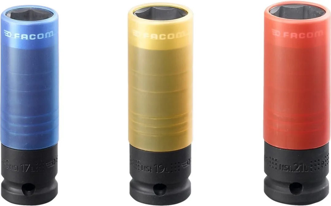 FACOM Extra Lange Doppen Set 17/19/21mm