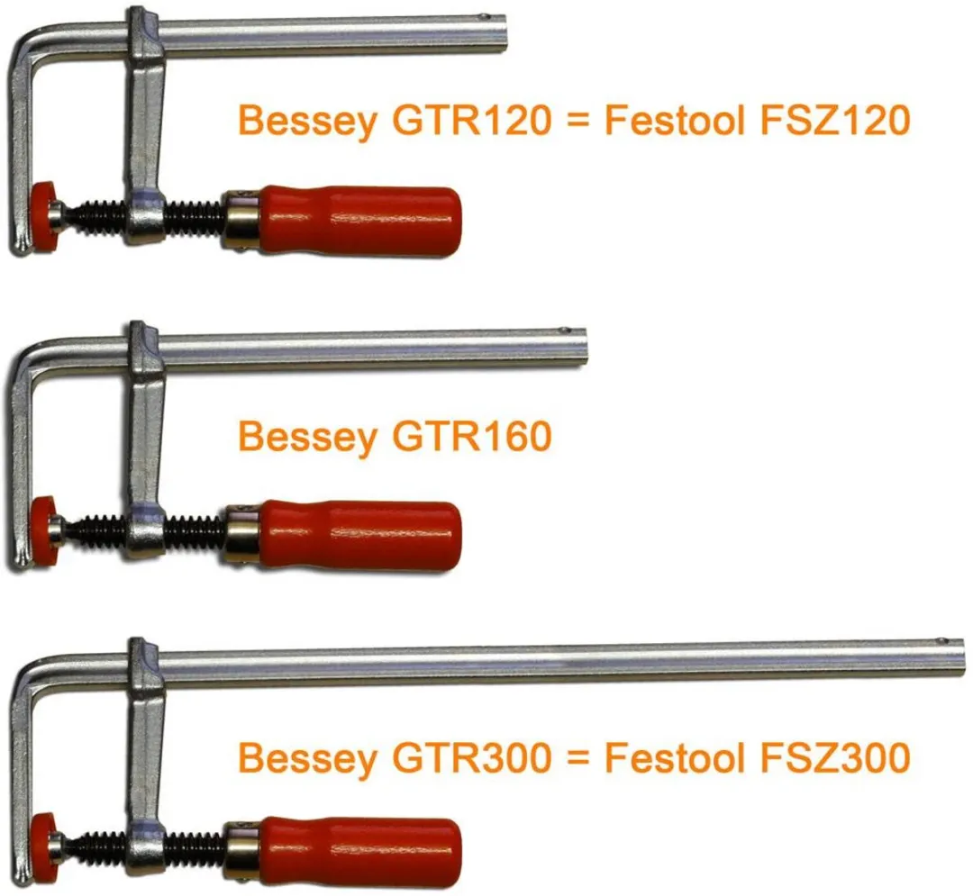 Bessey GTR12 Tafelklem 120/60mm