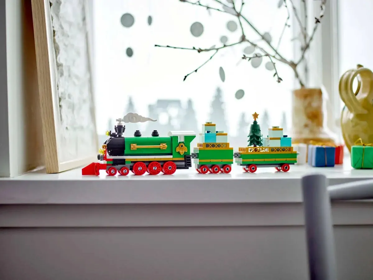 LEGO Creator 40700 Feestdagentrein - 294 Stukken - Groen/Rood