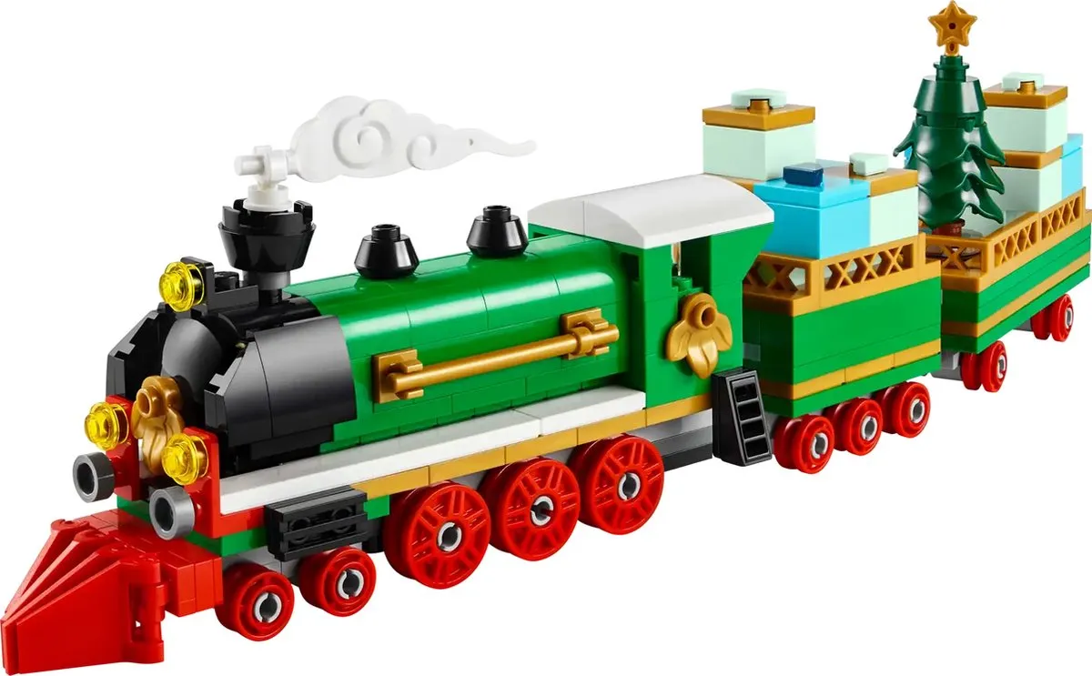 LEGO Creator 40700 Feestdagentrein - 294 Stukken - Groen/Rood