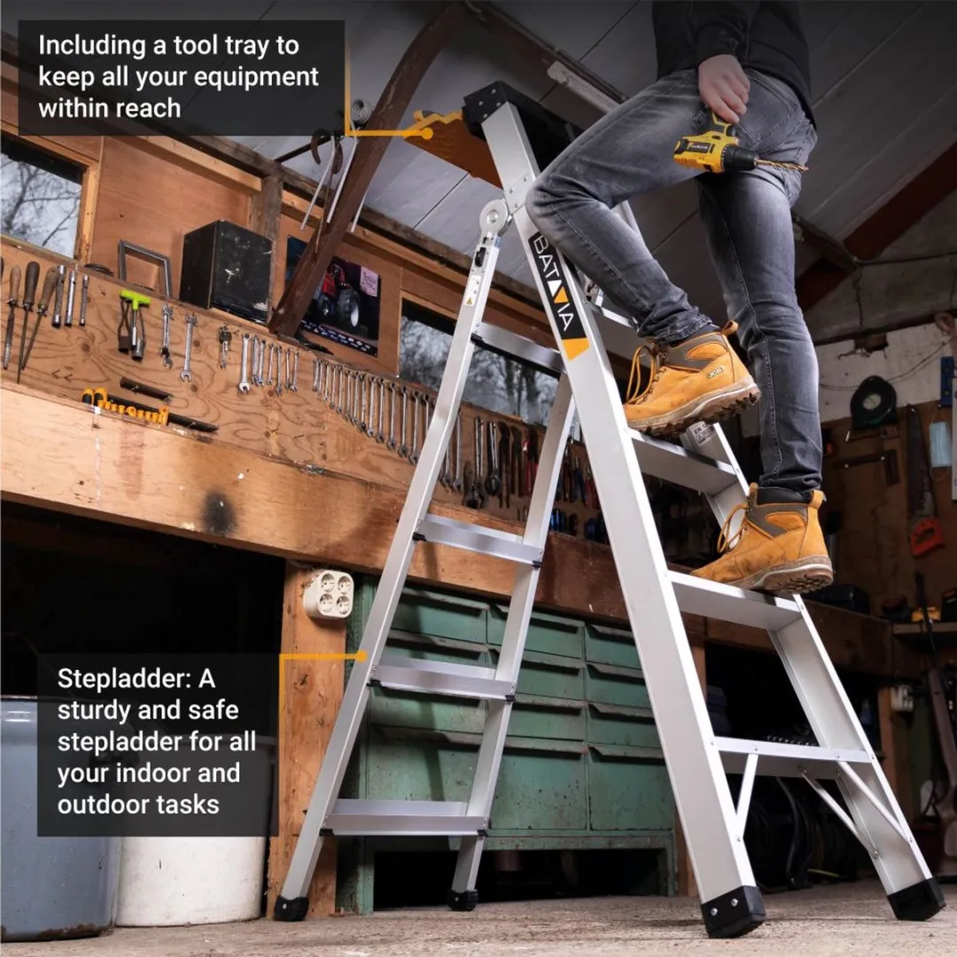 Batavia 3-in-1 Multifunctionele Ladder 9 Treden