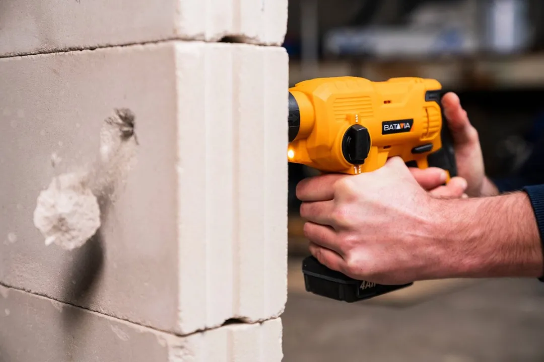 Batavia Accu 12V Boorhamer SDS+ 7064674 - 2 Snelheden - 10mm Beton - afbeelding 6 van 6