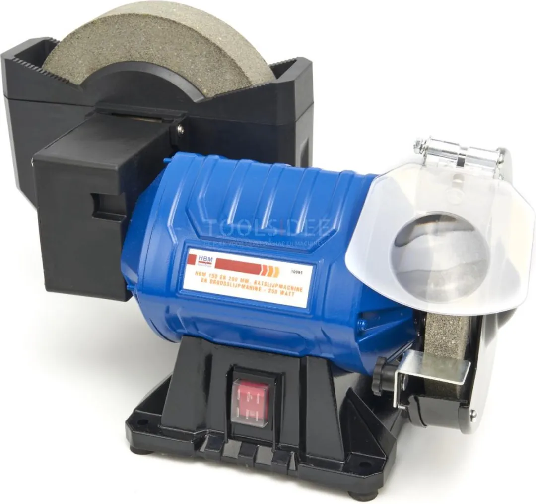 HBM Natslijpmachine & Droogslijpmachine 250W - 20cm - afbeelding 5 van 6