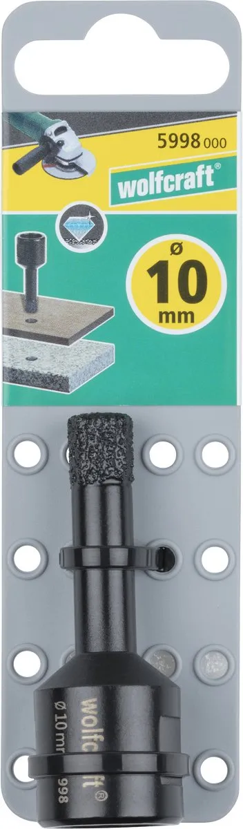 Wolfcraft Diamantboor 10mm 5998000 - Keramiek/Steen