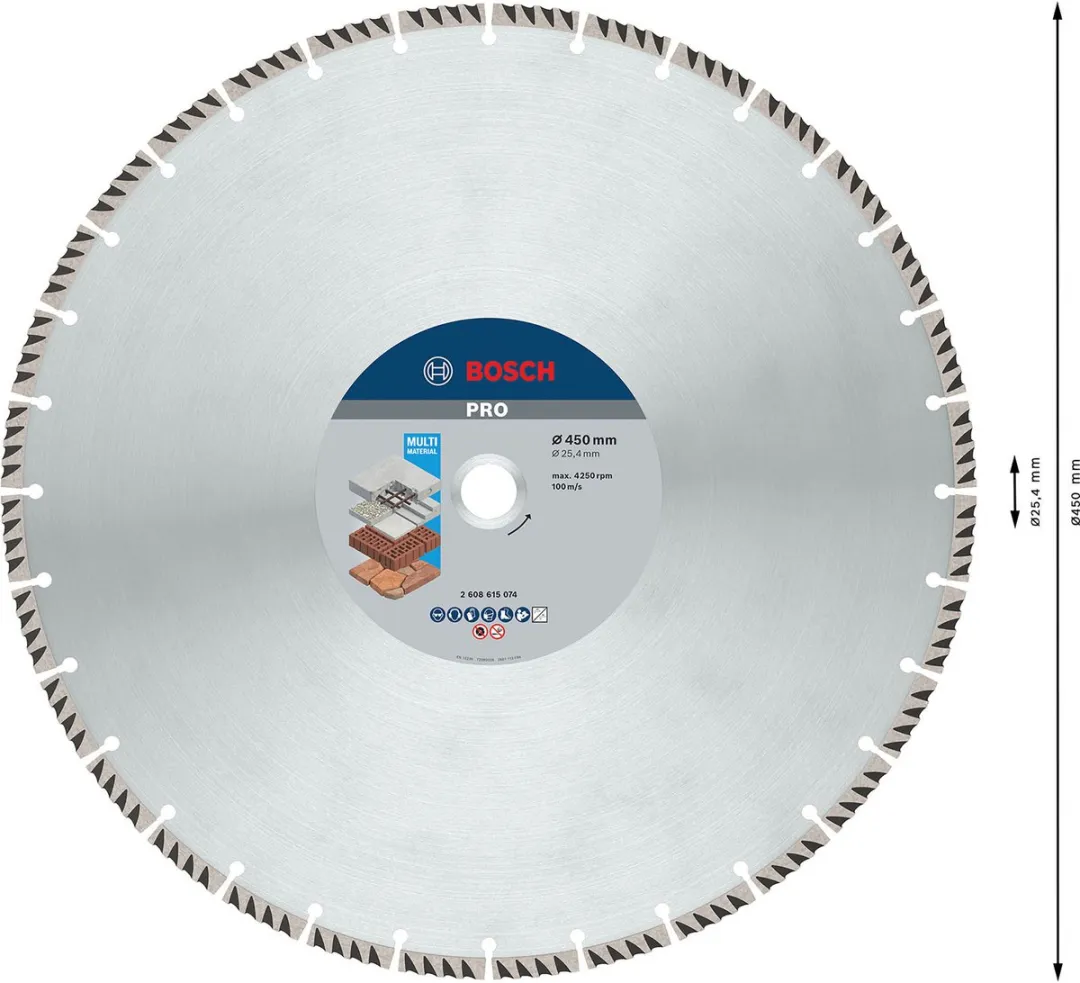 Bosch Professional Diamantschijf Universal 450mm - Hout