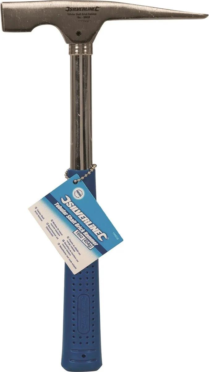 Silverline Metselhamer HA65B - Ronde Steel - 454 gram