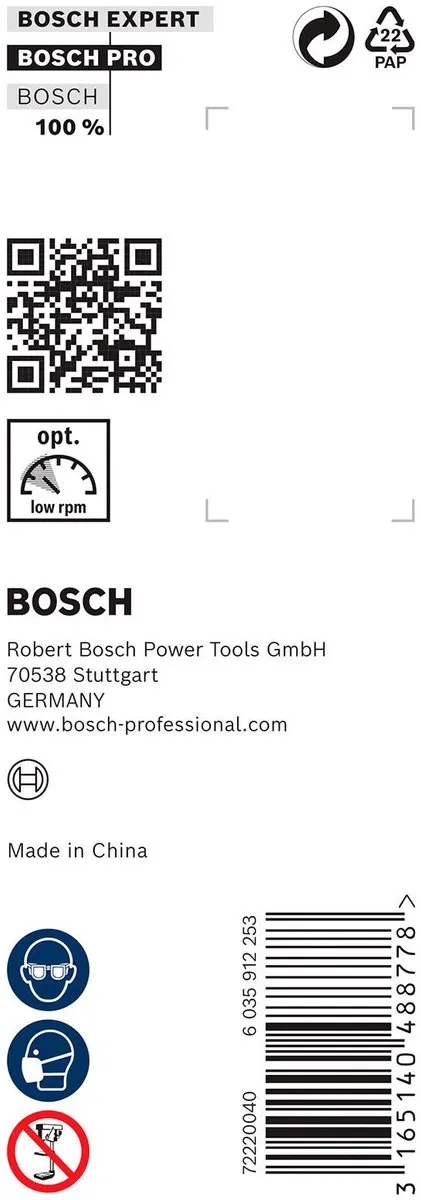 Bosch Professional Slangenboor 24x160mm - Hout - MPN 2608585707