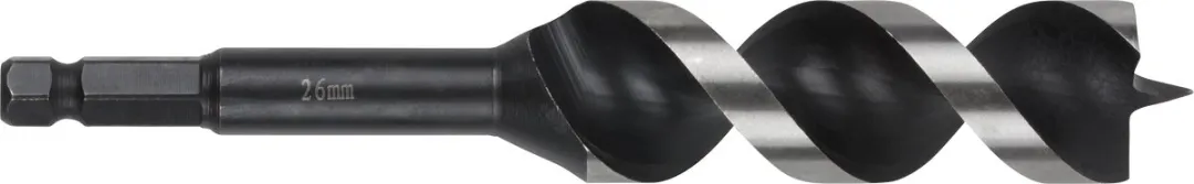Wolfcraft 26mm Slangenboor Hout 165mm Hex 7139000