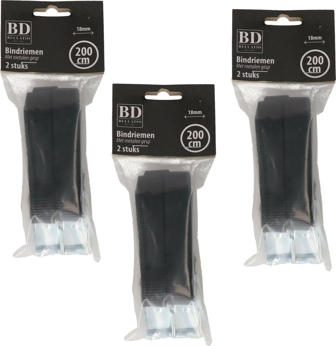 Bellatio Design Spanbanden 6 Stuks