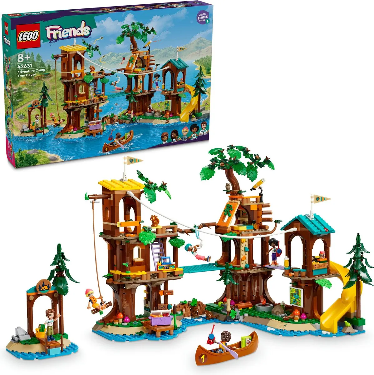 LEGO Friends Avonturenkamp Boomhut 42631 - 1128 Stukken - afbeelding 3 van 6