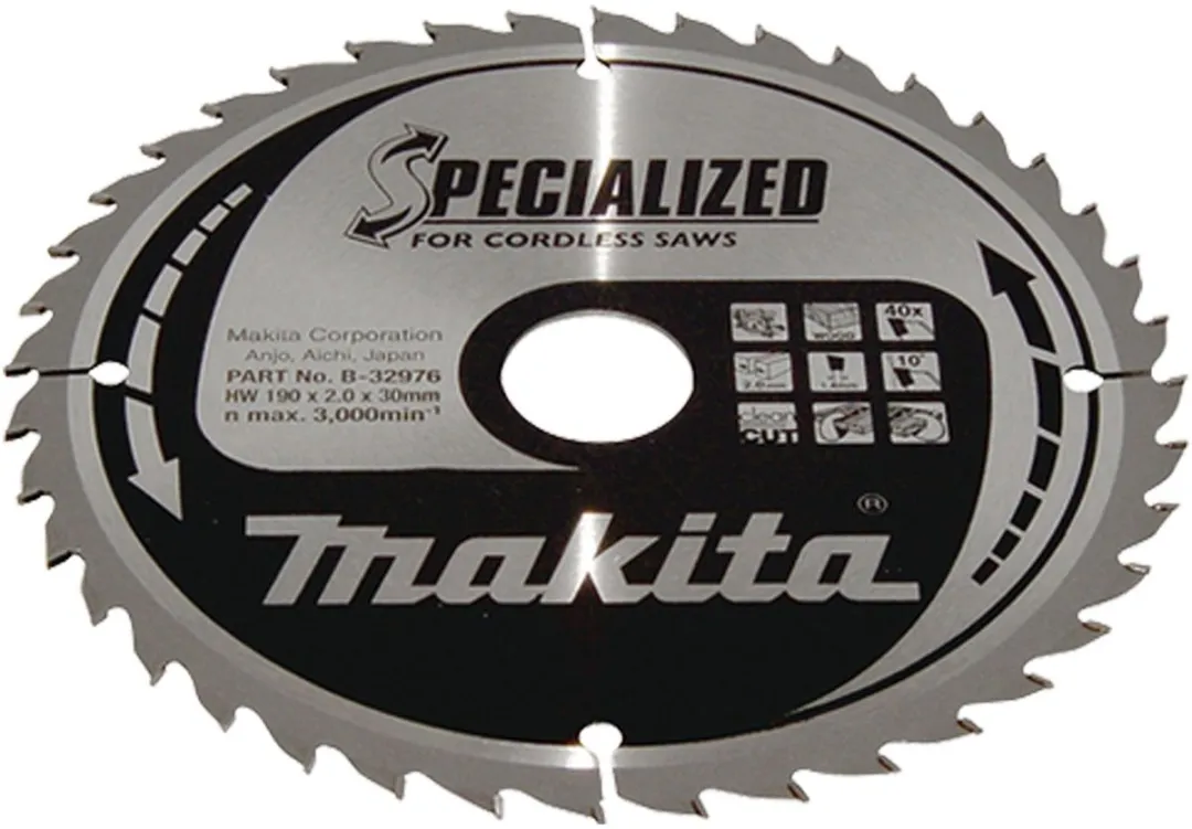 Makita B-32976 Zaagblad 190x30x40Z