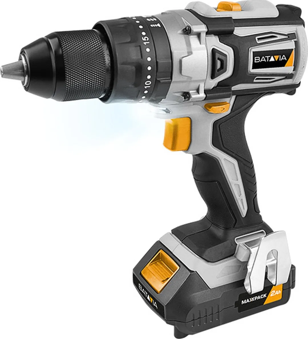 Batavia Accu 18V Klopboormachine 7062722 - 50Nm - Brushless - 2000mAh - afbeelding 6 van 6