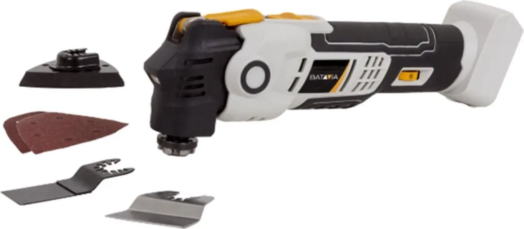 Batavia 7064049 Accu 18V Oscillerende Multitool - Anti-vibratie - 5 Accessoires