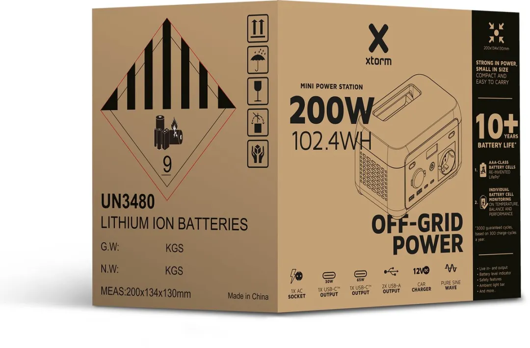 Xtorm Portable Powerstation 200W - 102.4Wh