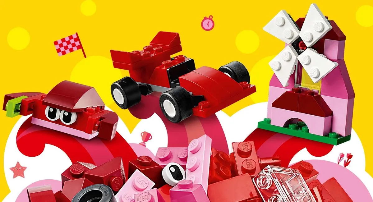 LEGO Classic Rode Creatieve Doos 10707 - 55 Stukken